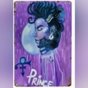 Boutique Prince The Artist Tin Sign 💜